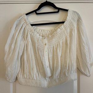 NWT Free People Dancing till Dawn Off-the-Shoulder Top